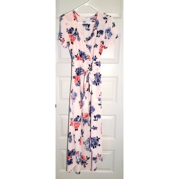 Candie's Dresses & Skirts - Women's Candies Floral Print High-low Wrap Dress